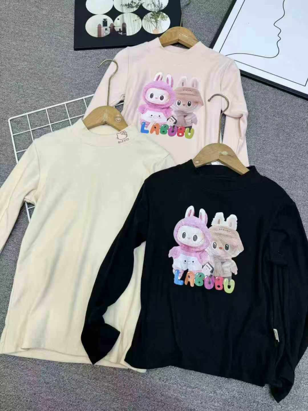 Kids Long Sleeve Base Shirts, For 3-6 Years Old, Individual Packaging - Image 1