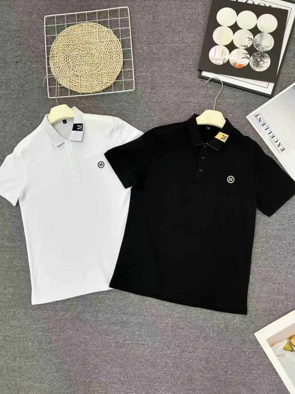 12 Designs Men's Embroidered Short Sleeve Polo T-Shirts 2600 Pieces - Image 1