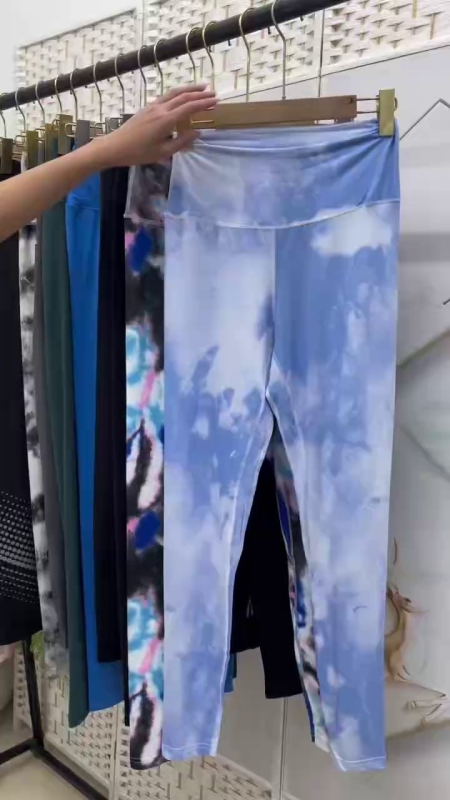 Pantalones largos deportivos de yoga de alta elasticidad para mujer, 2874 piezas - Image 1