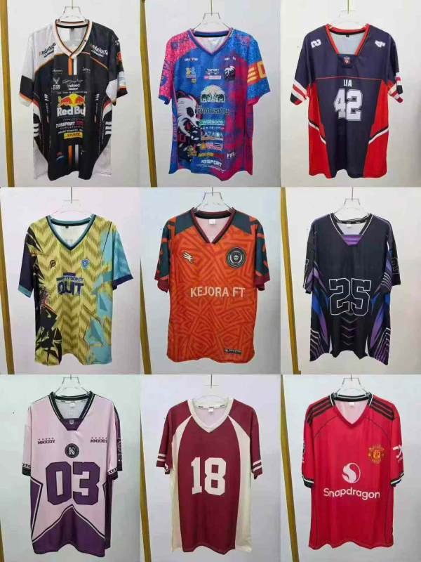 6000件足球迷短袖球衣T恤，尺碼XS-6XL，獨立包裝 - Image 1
