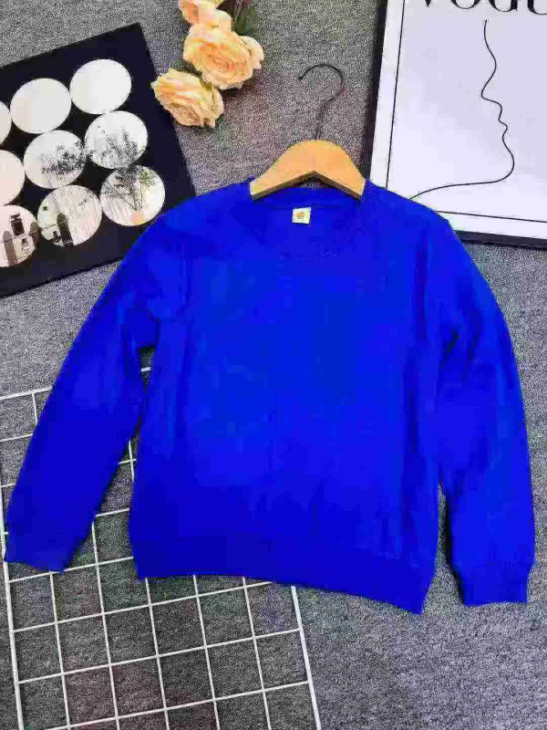 2174 Pieces Solid Plain Cotton Kids Sweatshirts - Image 1