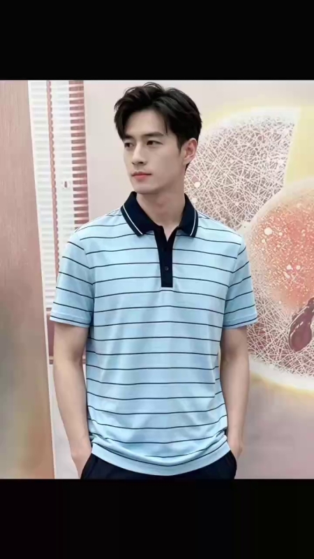 Polos de solapa de manga corta para hombre de alta calidad, un total de 12000 piezas - Image 1