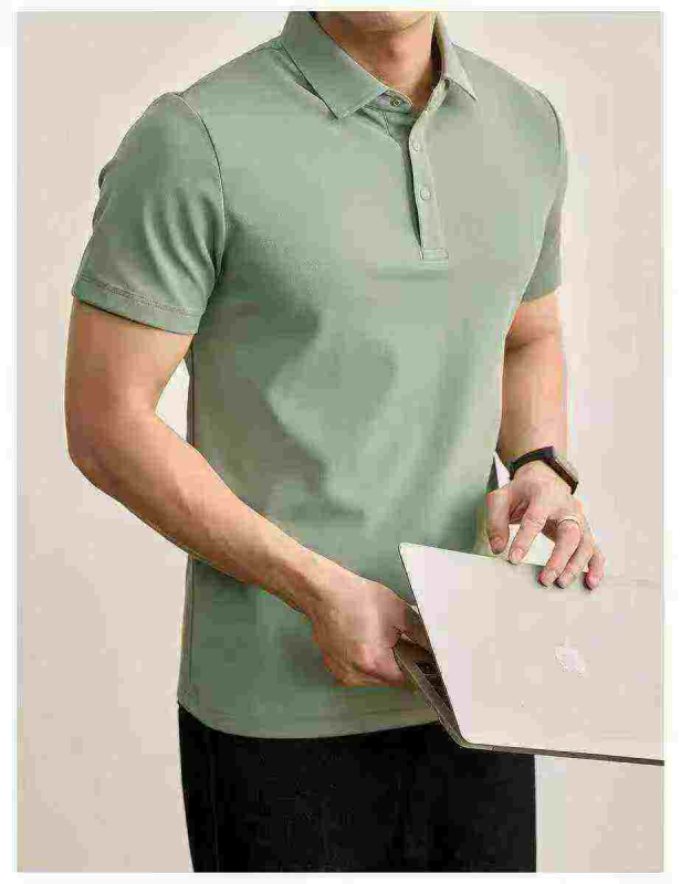 Branded Summer Breathable Men's Commute Short Sleeve Polo Shirt 3315 Pieces - Image 1