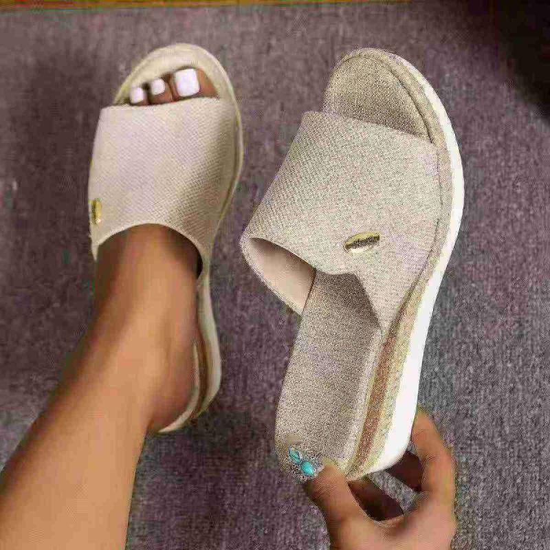 Sandal Wanita Tumit Baji Gaya Bohemian Musim Bunga Panas 2026, 13000 Pasang Saiz 36-43 - Image 1