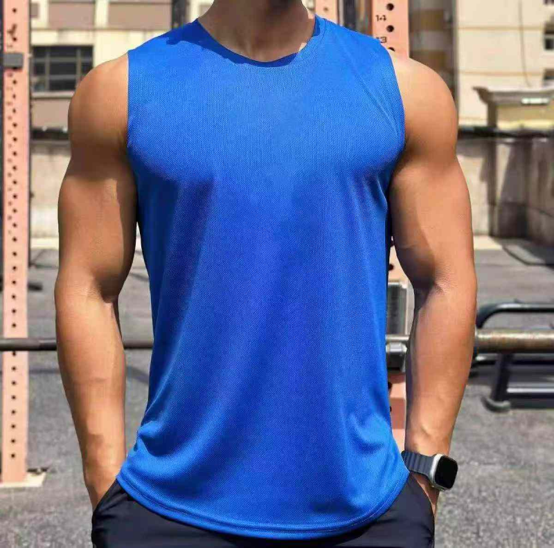2844 Pcs Summer Quick Dry Men's Sleeveless Sports Vest - Image 1