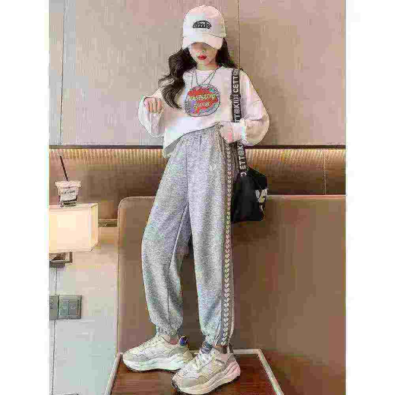 About 1000 Pcs High Quality Fleece Lined Big Kids Winter Casual Sweatpants - Image 1