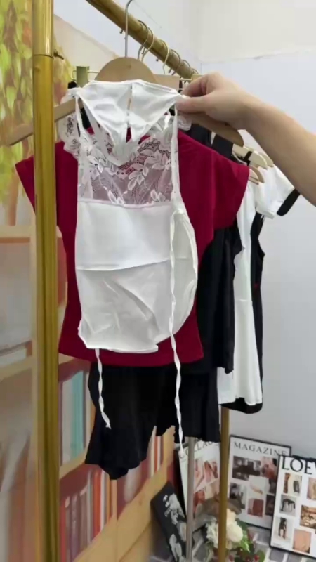 Jualan Hapus 970 Set Lingerie Seksi Camisole Ramping Satu Saiz - Image 1