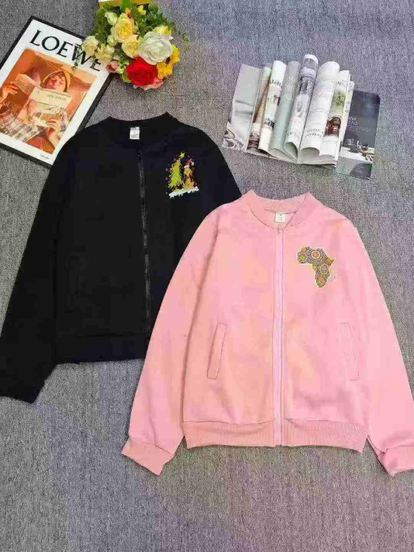 221 Pieces Trendy Unisex Fleece Lined Zip Up Baseball Jackets S-2XL - Image 1