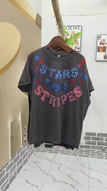Wholesale Women's Large Size Summer Mixed Short Sleeve T-shirts About 3200 Pieces - Image 1