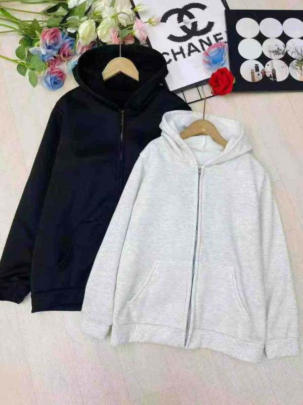 260 Pcs Older Kids Fleece Zipper Hoodies - Image 1