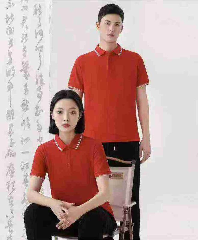 男女通用百搭寬鬆翻領Polo衫 3553件 XS-5XL 5色 - Image 1