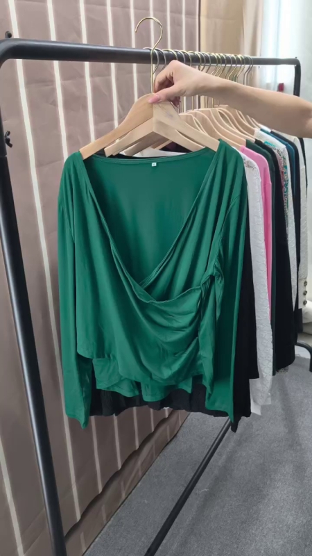 Assorted Mixed Women's Long Sleeve T-Shirts, Total 3086 Pcs - Image 1