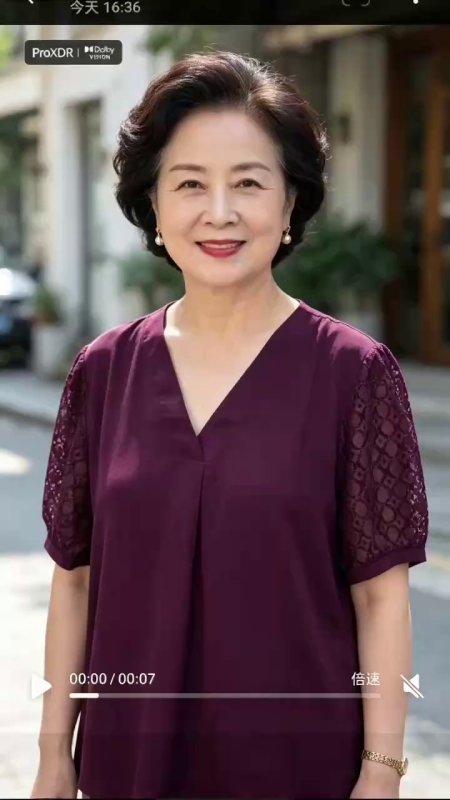 280PCS Middle-aged Elderly Woven Short Sleeve Tops, Whole Clearance, Individual Packing - Image 1