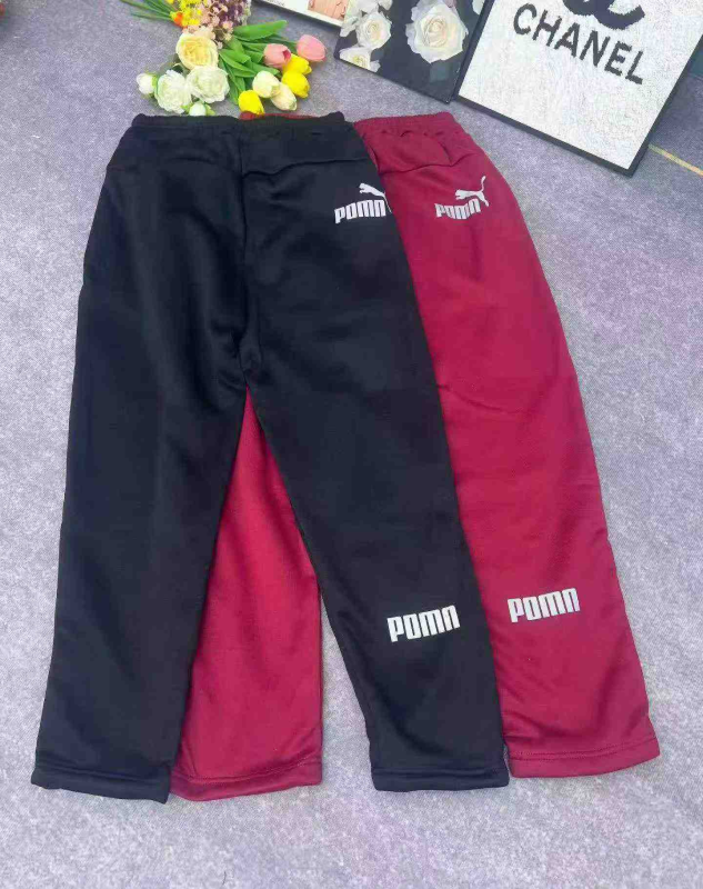 356pcs Size 1-5 Autumn Winter Fleece Casual Sports Pants - Image 1