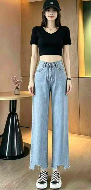 New Vintage Straight Denim Jeans for Spring Summer 460 Pcs - Image 1