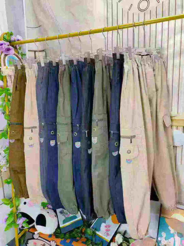 5000 Pcs Drawstring Cargo Pants, XL-XXXL, Individual Packing - Image 1