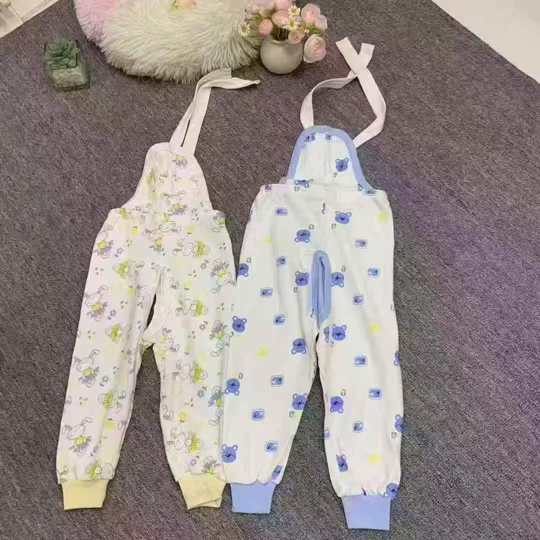6298 pièces de pantalons de nuit d'automne pour enfants en coton à bretelles et à taille haute - Image 5