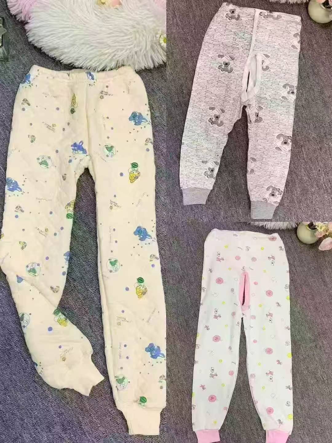 6298 pièces de pantalons de nuit d'automne pour enfants en coton à bretelles et à taille haute - Image 6