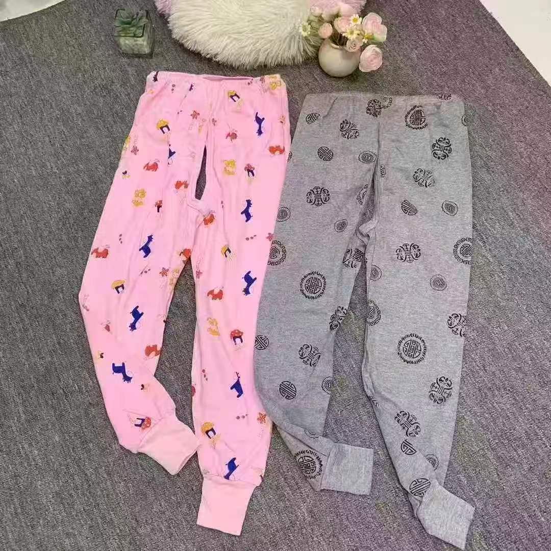6298 pièces de pantalons de nuit d'automne pour enfants en coton à bretelles et à taille haute - Image 8