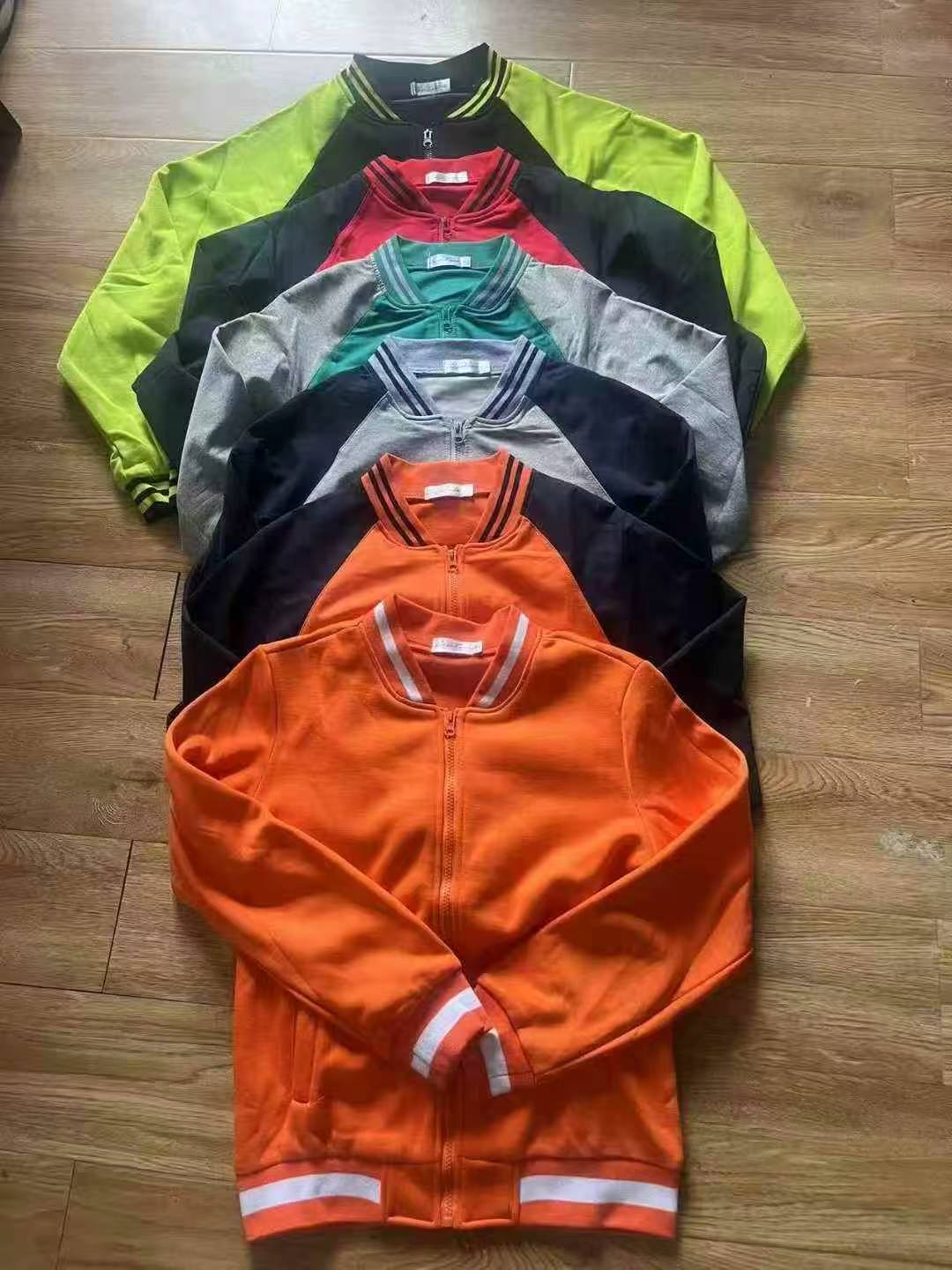600 Pieces Unisex Fleece Baseball Jackets Sizes S to 3XL - Image 9