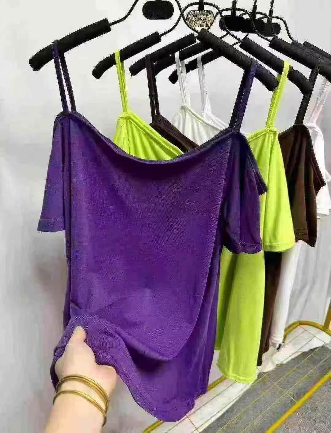 449 Pcs Short Strap T-Shirt, 4 Colors, S-XL Large Fit - Image 5