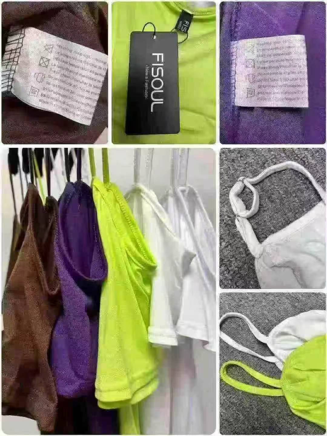 449 Pcs Short Strap T-Shirt, 4 Colors, S-XL Large Fit - Image 7