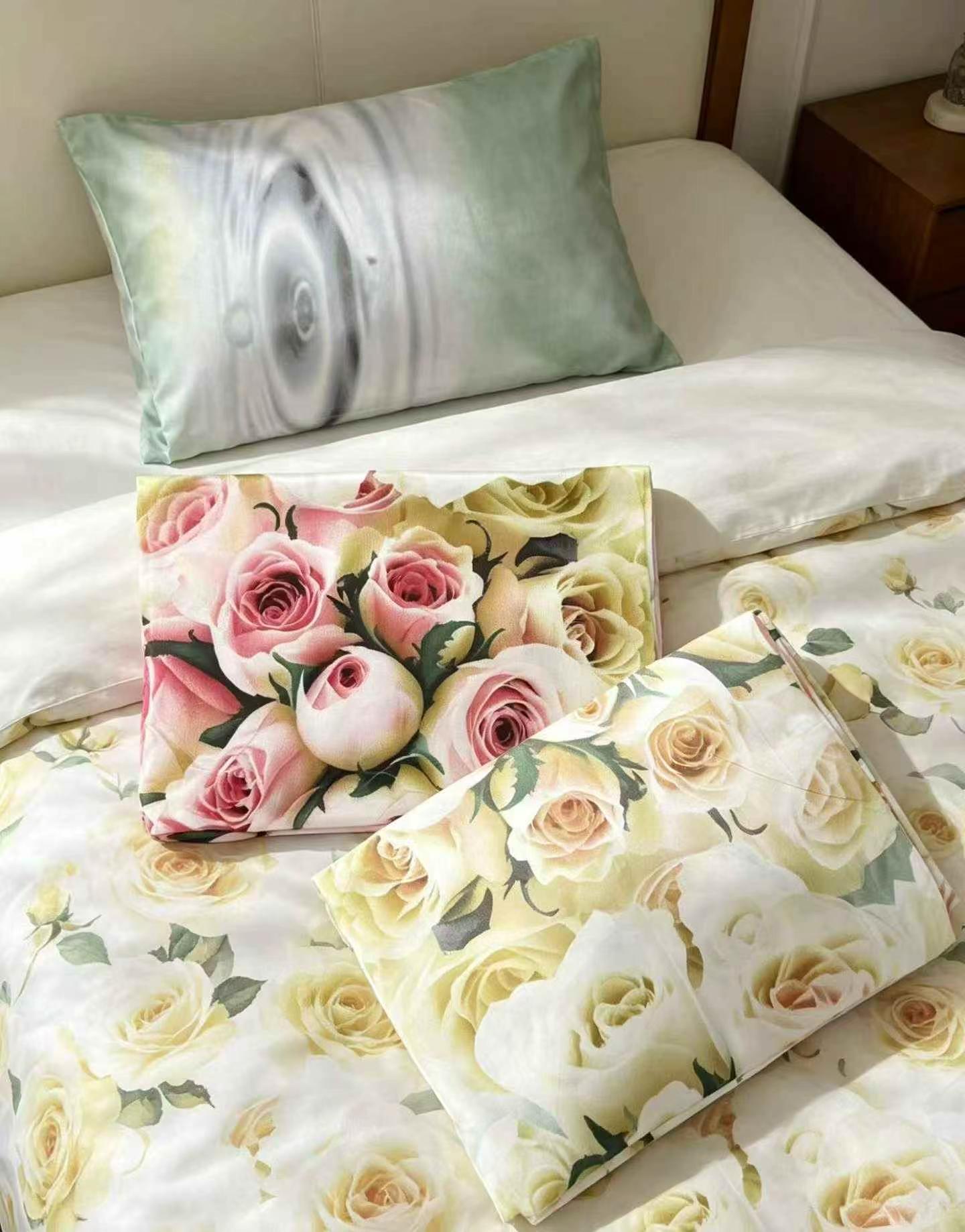 2200 Sets 3-Piece Printed/Solid Bedding Factory Clearance - Image 4