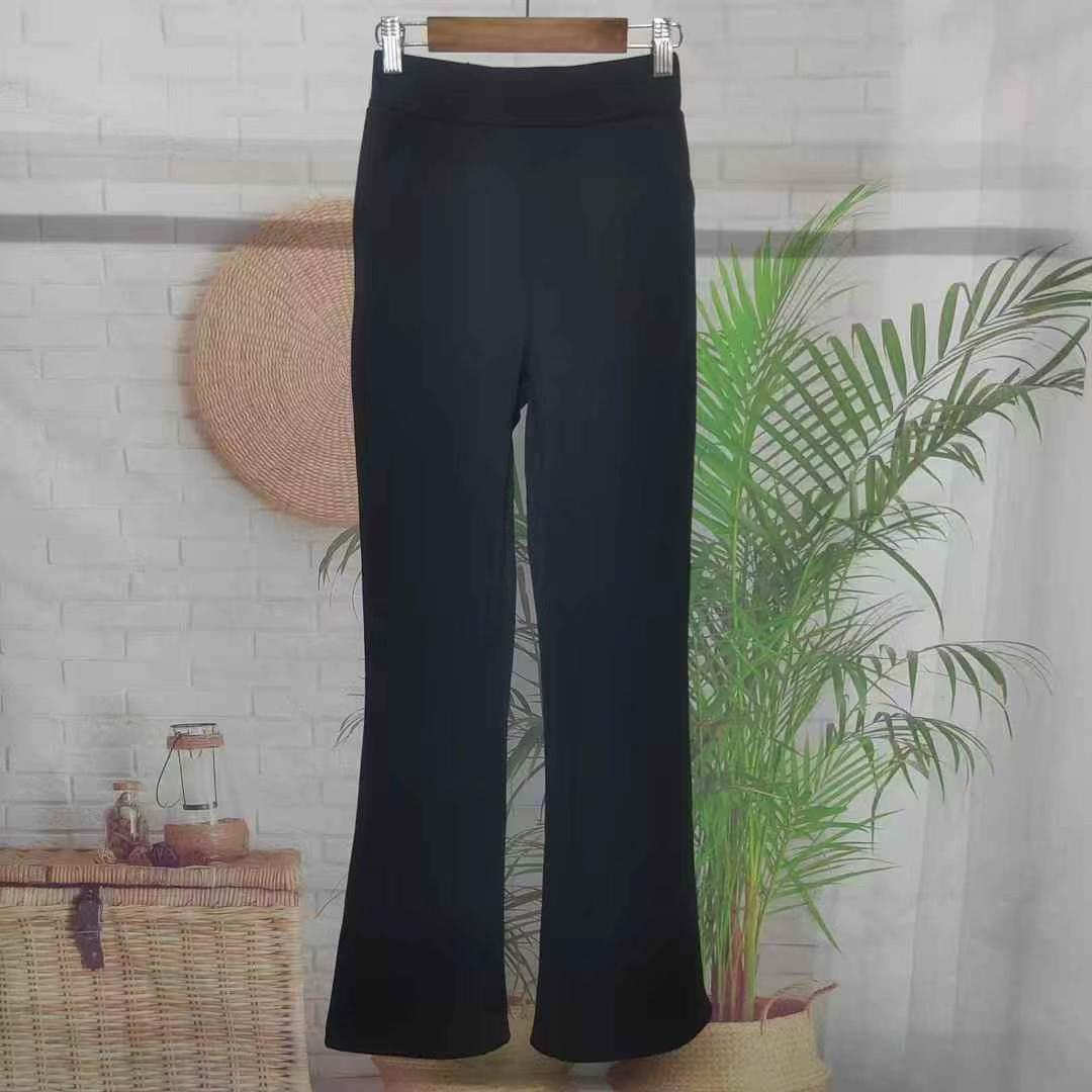 New Women's Fleece Thickened High Waist Flared Pants, S-5XL, About 280 Pieces - Image 3
