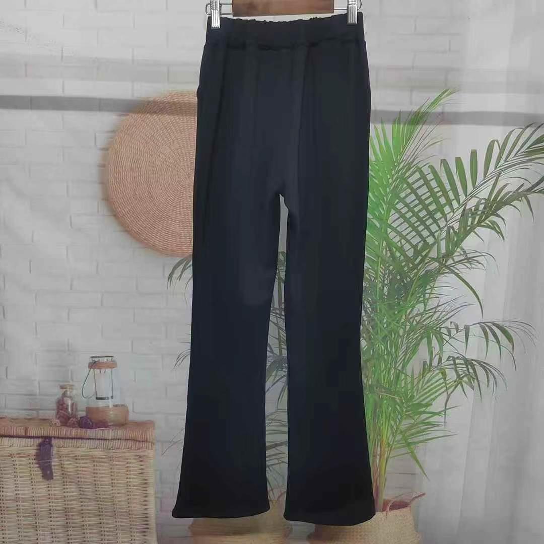 New Women's Fleece Thickened High Waist Flared Pants, S-5XL, About 280 Pieces - Image 6