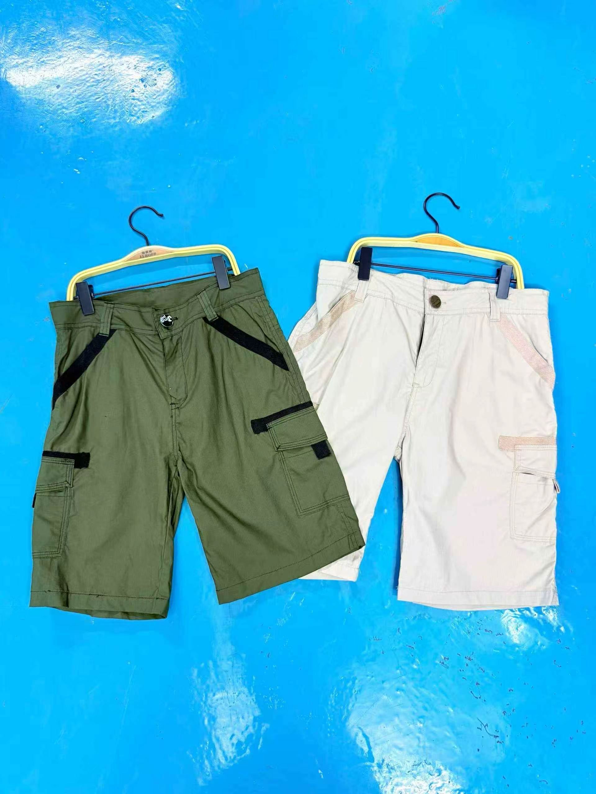 2026 New Korean Style Boys Summer Set Loose Short Sleeve Top & Cargo Cropped Pants, About 600 Pcs, Individually Packed, Sizes 2 4 6 8 - Image 2