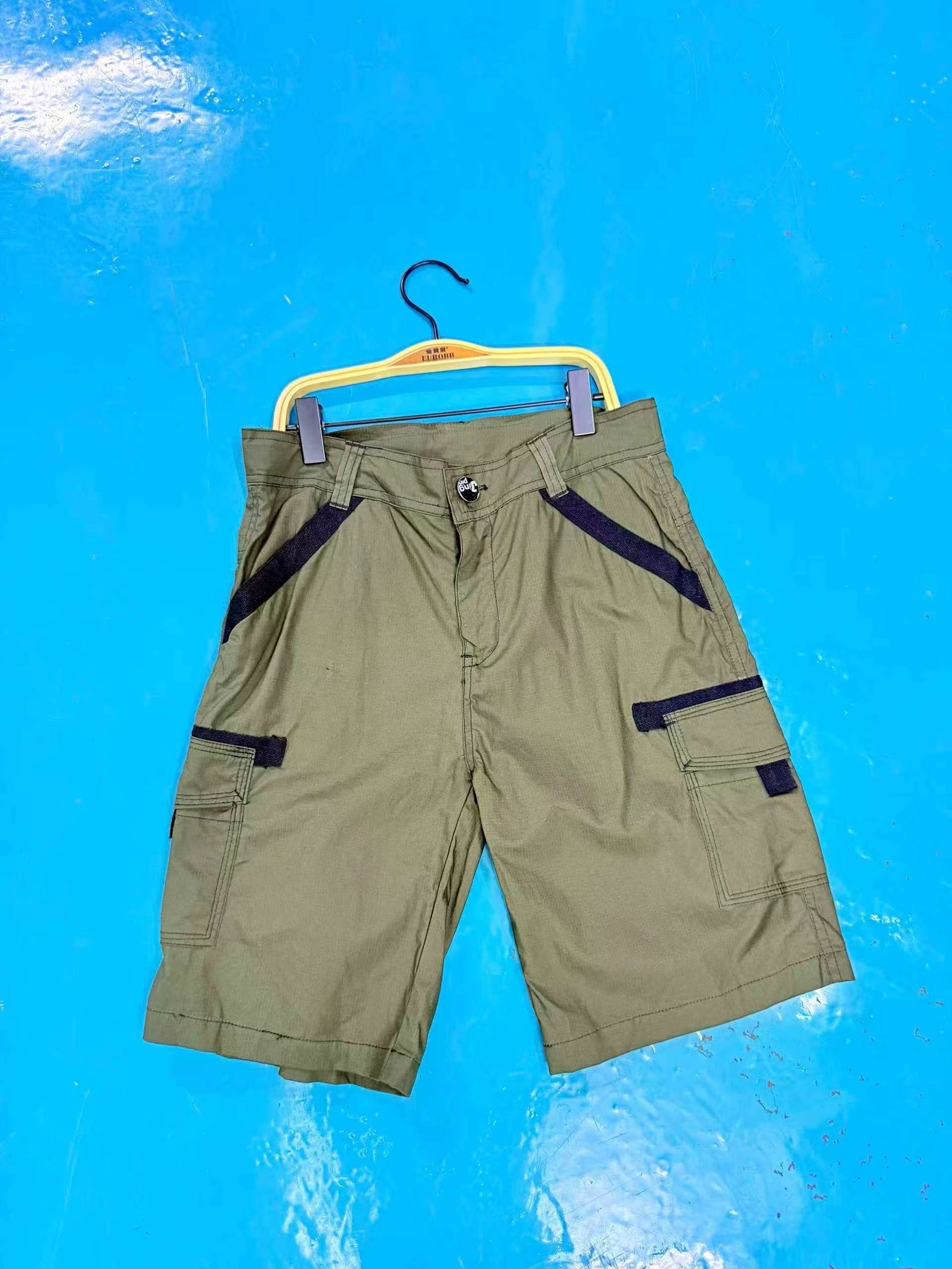 2026 New Korean Style Boys Summer Set Loose Short Sleeve Top & Cargo Cropped Pants, About 600 Pcs, Individually Packed, Sizes 2 4 6 8 - Image 5