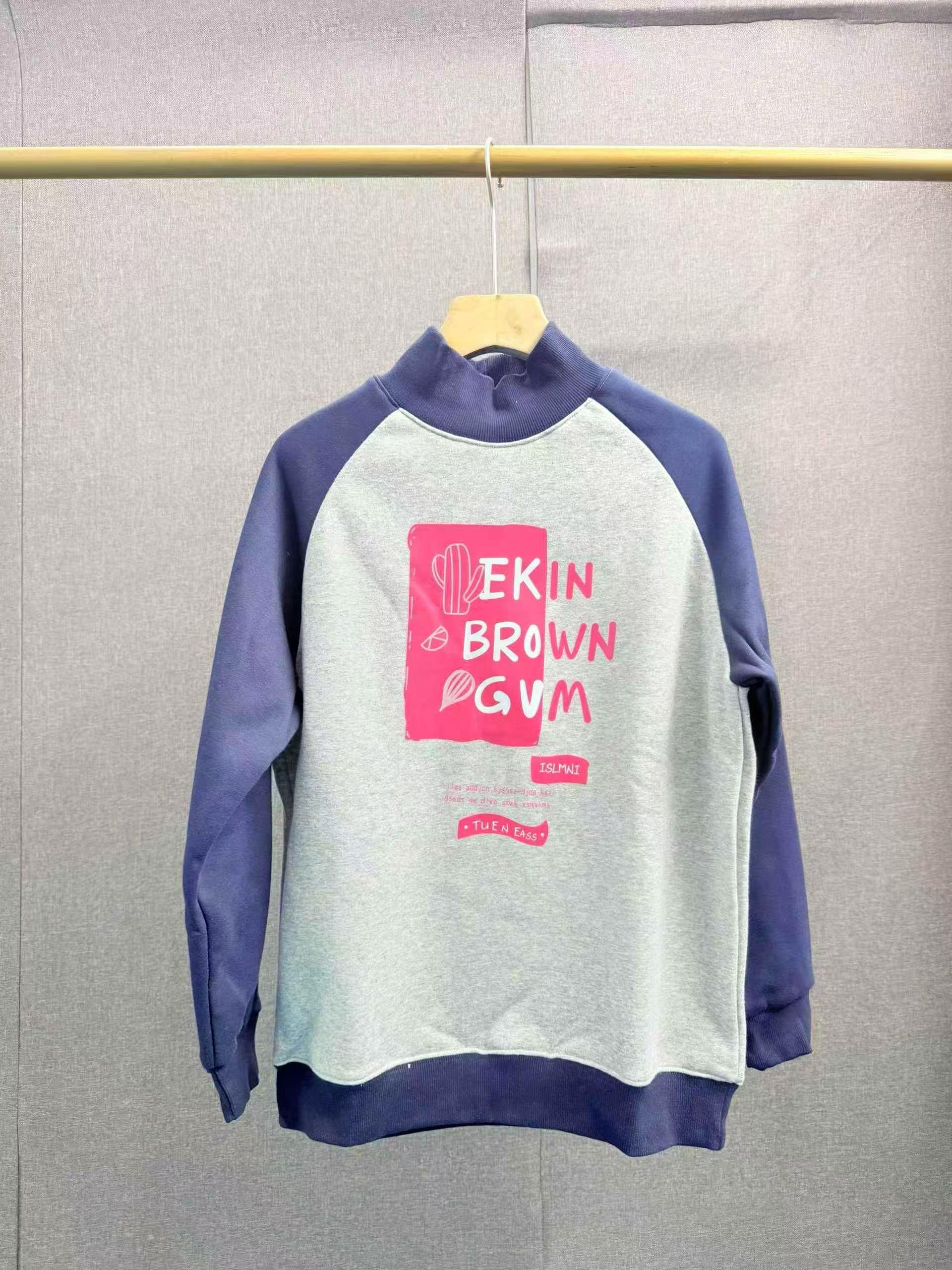 Clearance Fake Two-piece Round Neck Cotton Sweatshirt, S-3XL, About 2600 Pieces - Image 7