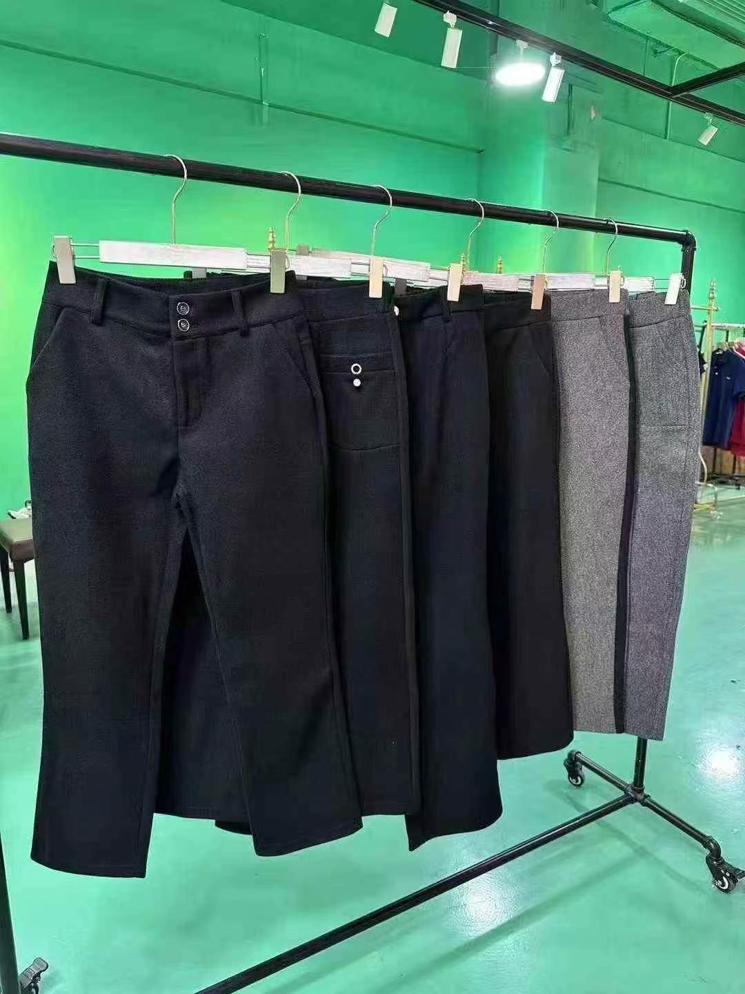 500 Pieces New Arrival Women Woolen Long Pants - Image 9