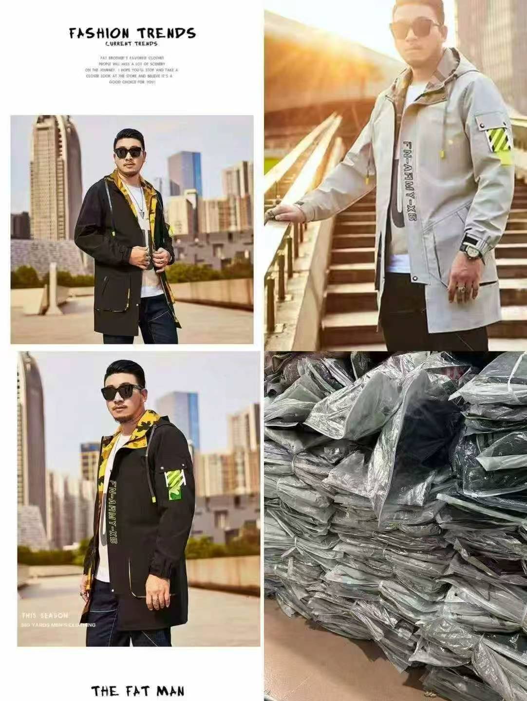 500 Pcs Men's Casual Hooded Jackets - Image 3