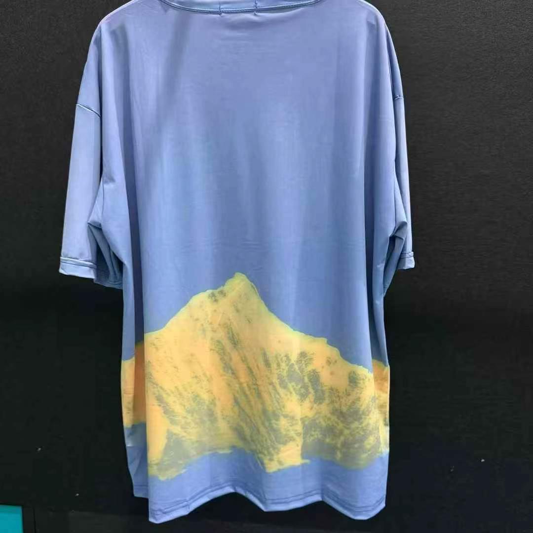 Men's Plus Size Short Sleeve Snow Mountain Print Summer T-shirt, Over 200 Pieces - Image 7