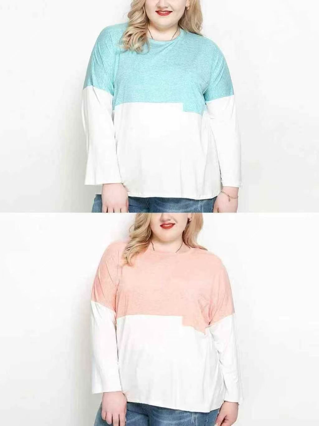 2000 Pcs Amazon Original Plus Size Women Mixed Long Sleeve Tops, Individual Packaging, Size M-5XL - Image 6