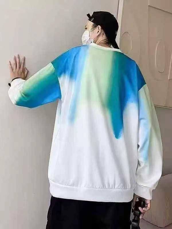Fashion Casual Gradient Bear Print Crew Neck Sweatshirt, 2 Colors, S-3XL, 350 Pieces - Image 3