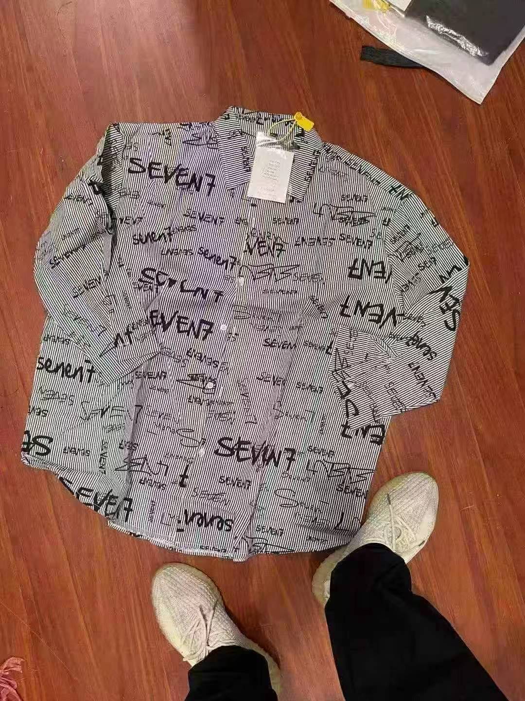 1600 Pcs Trendy Brand Oversized Shirts Mixed Lengths - Image 6