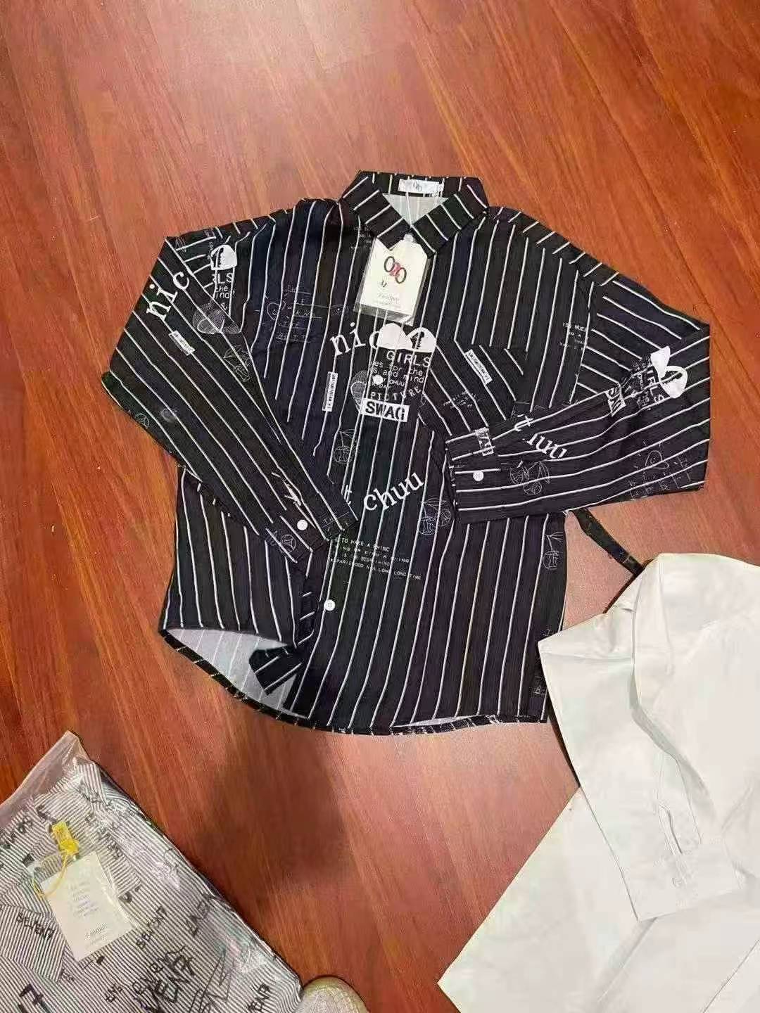 1600 Pcs Trendy Brand Oversized Shirts Mixed Lengths - Image 9