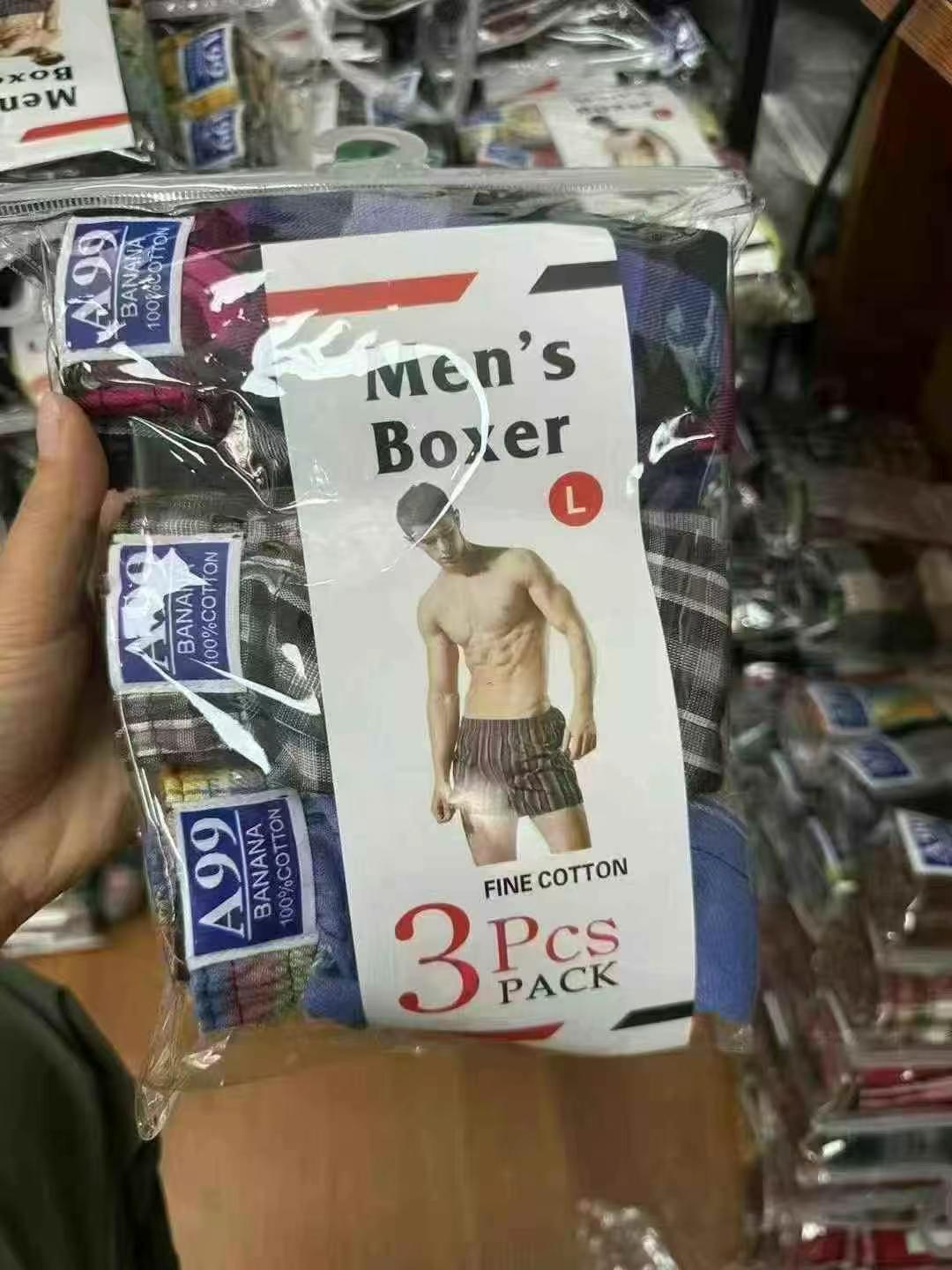 New Arrival 25000 PCS Cotton Plaid Boxer Underwear - Image 7