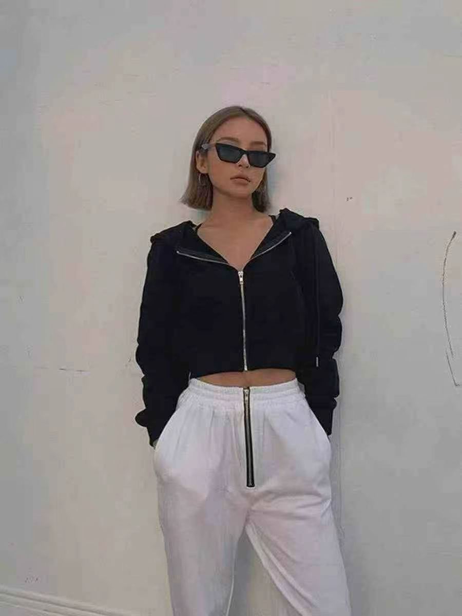 280 Pieces Young Women's Cropped Zipper Cardigan Coats - Image 3