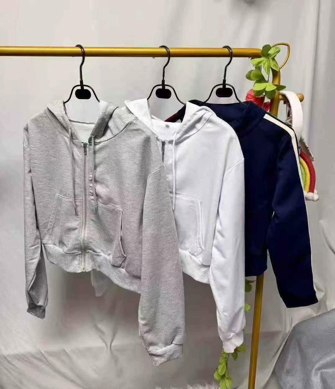 280 Pieces Young Women's Cropped Zipper Cardigan Coats - Image 7