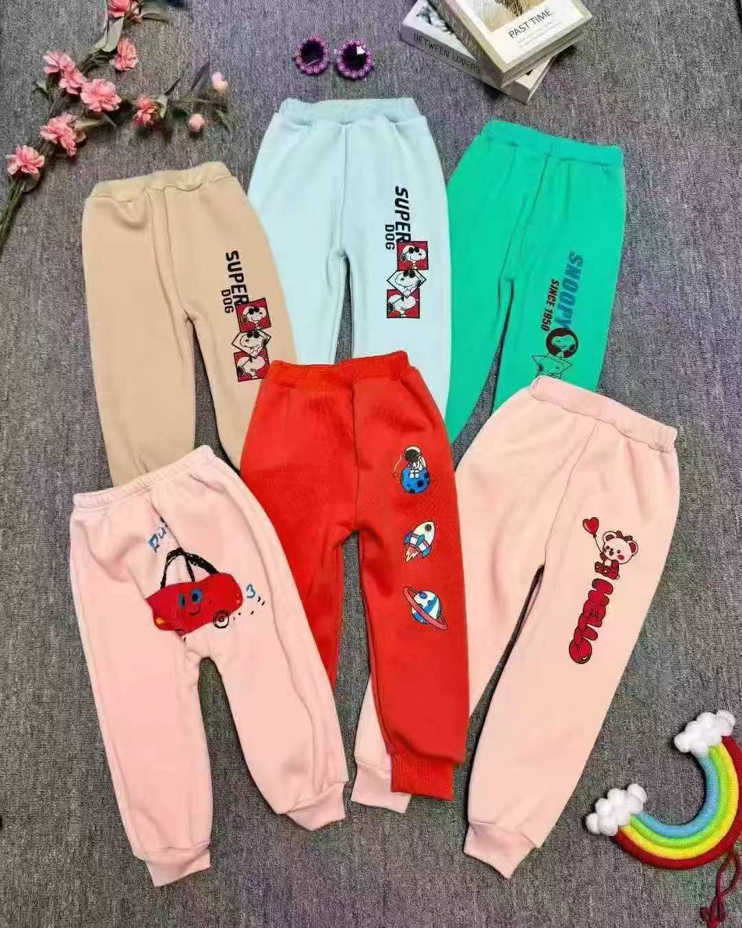 About 5000 Pieces Autumn Winter Kids Fleece Sweatpants - Image 8