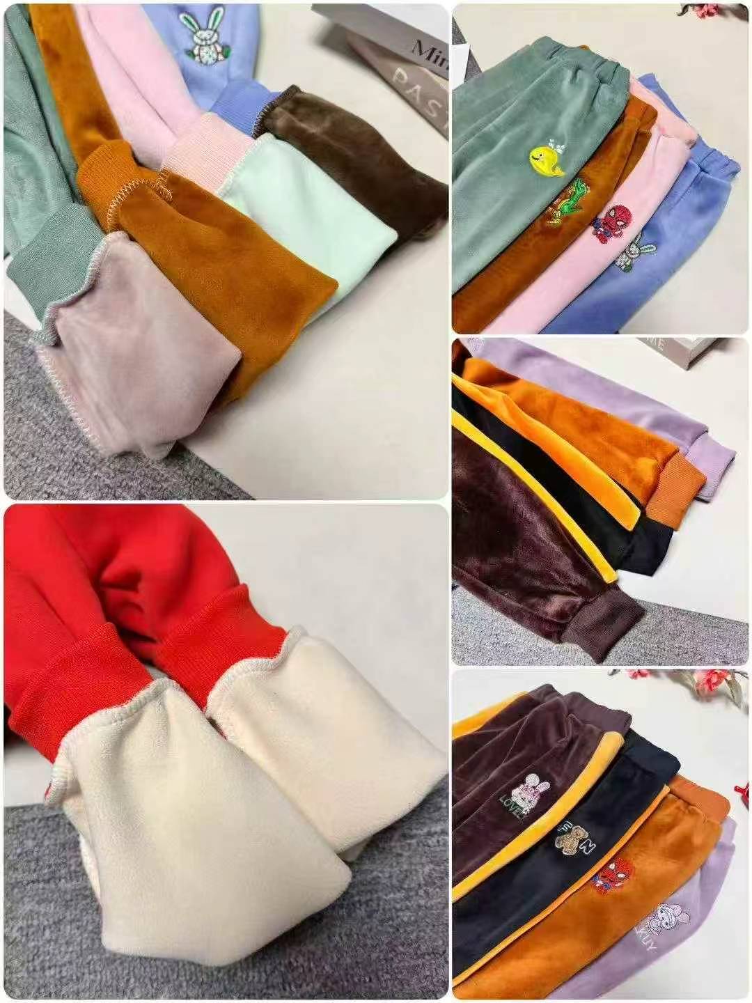 About 5000 Pieces Autumn Winter Kids Fleece Sweatpants - Image 9
