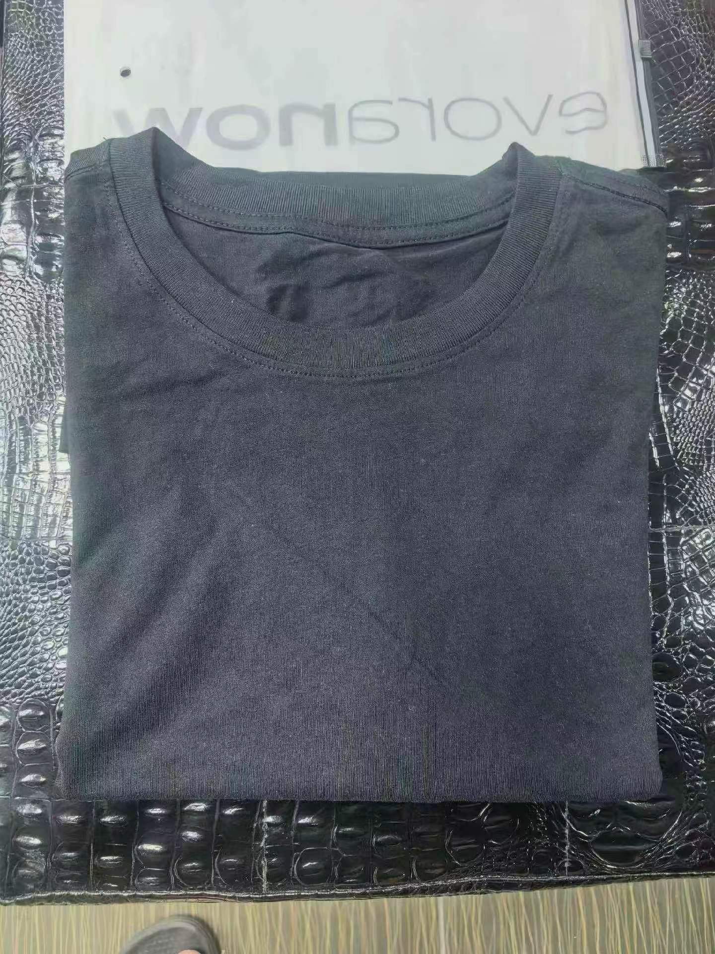 4000 Pieces Cotton Plain Black White T-Shirts - Image 6