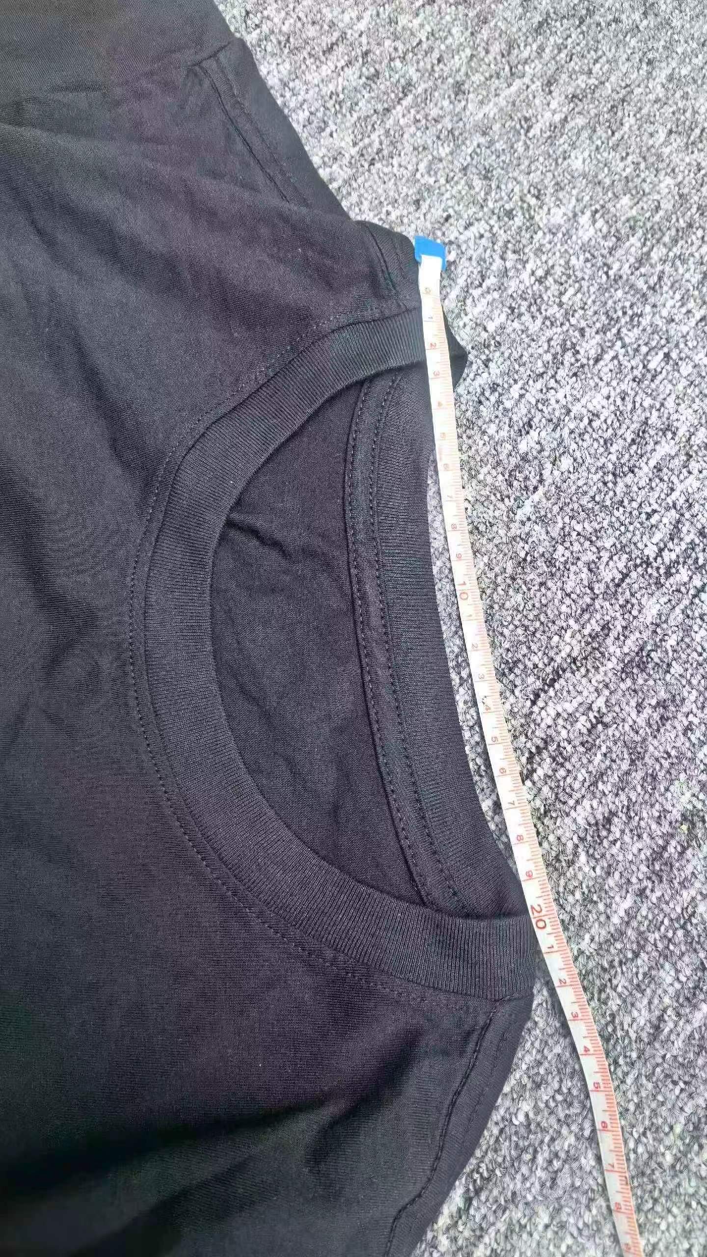 4000 Pieces Cotton Plain Black White T-Shirts - Image 9