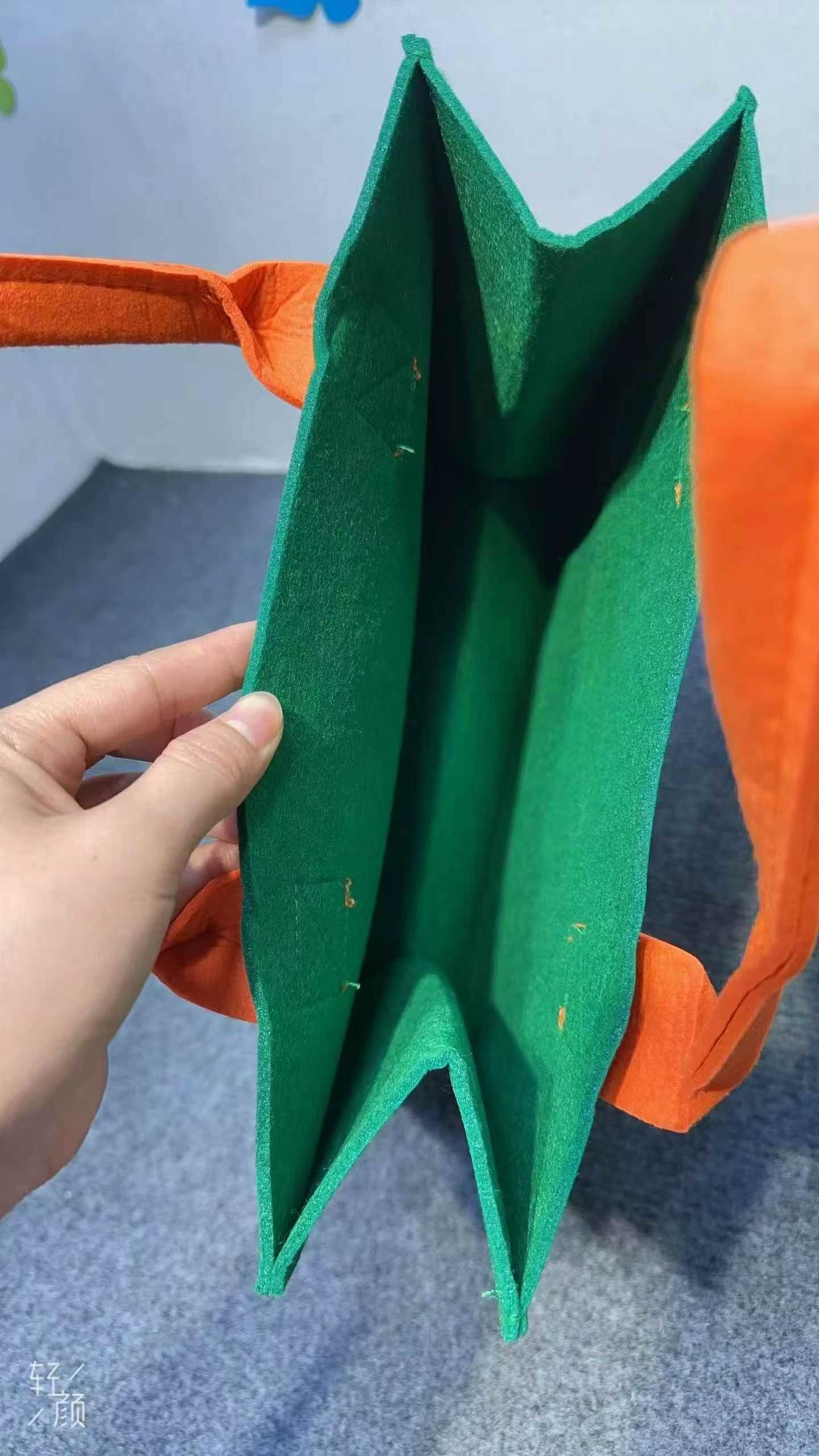 600个简约款毛毡通勤购物托特包 - Image 4