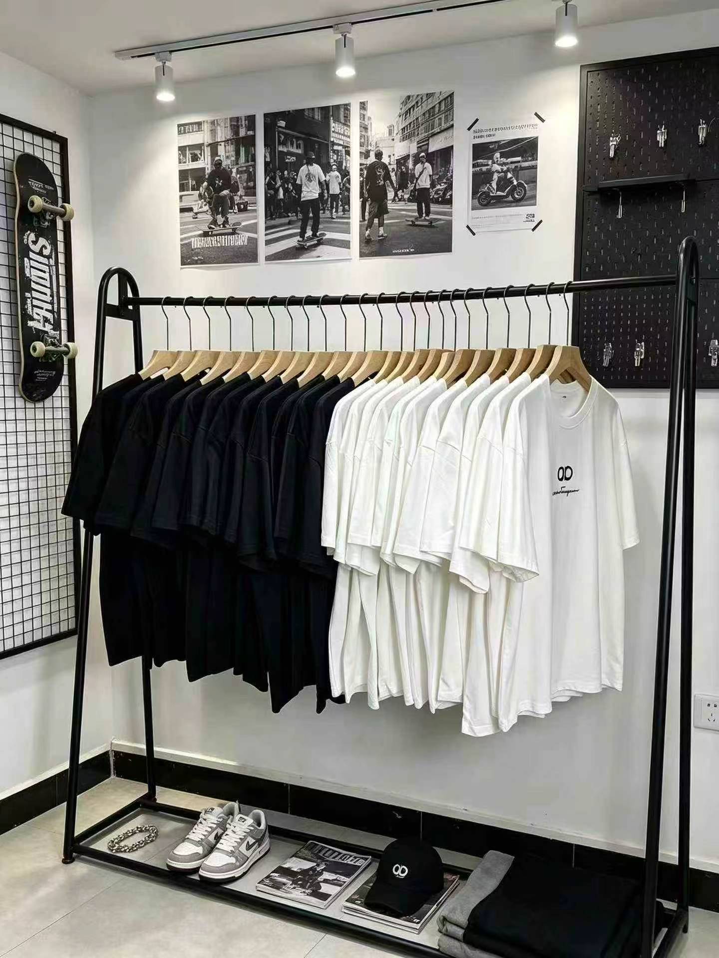 ۱۸۸۸ عدد تی‌شرت مردانه کژوال تابستانی آستین کوتاه چاپی از جنس پنبه سنگین - Image 2