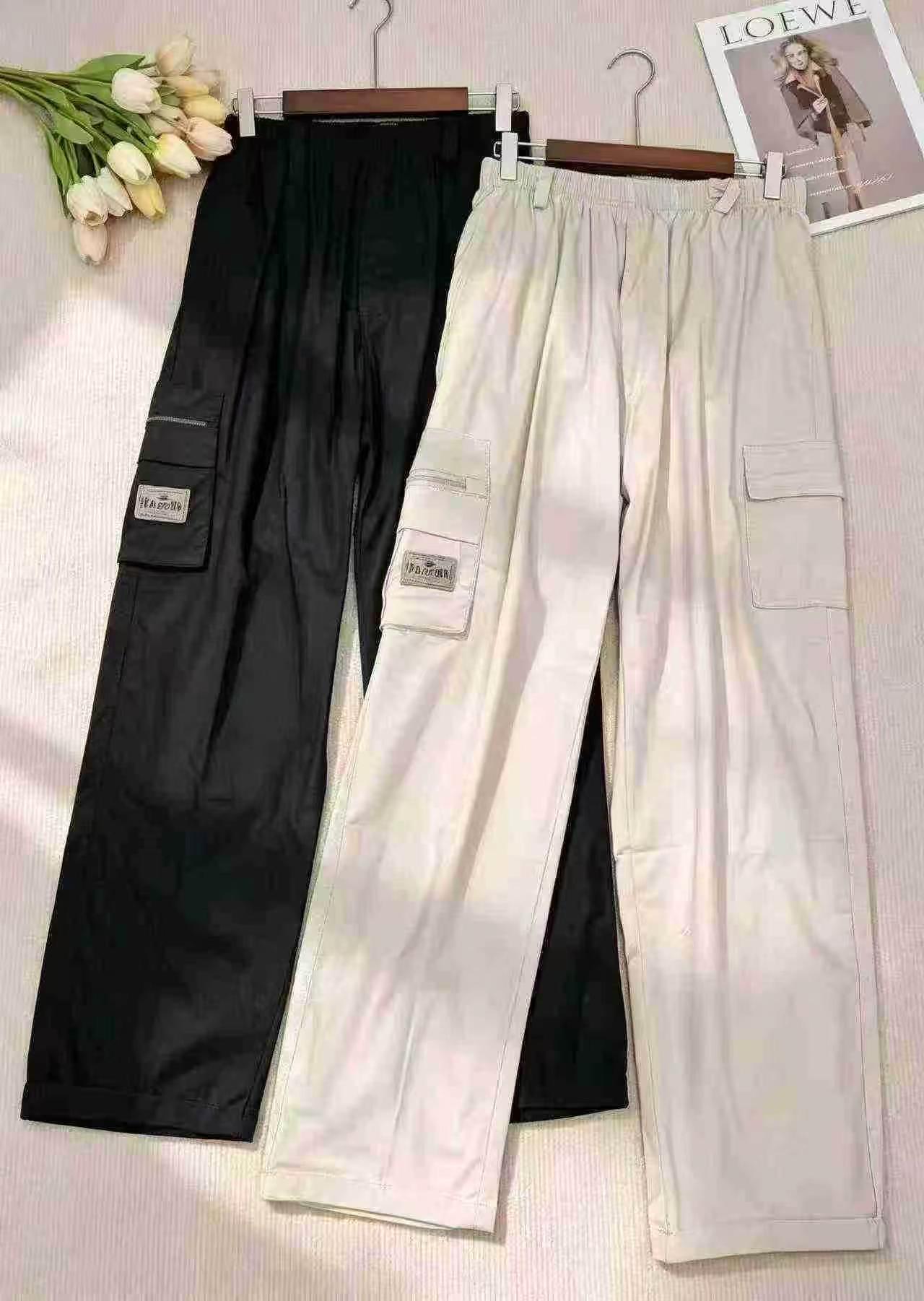 15000 Keping Seluar Kargo Kasual Lelaki Musim Panas Nipis, Potongan Kaki Lurus Lebar, Longgar Saiz Besar XL-3XL - Image 2