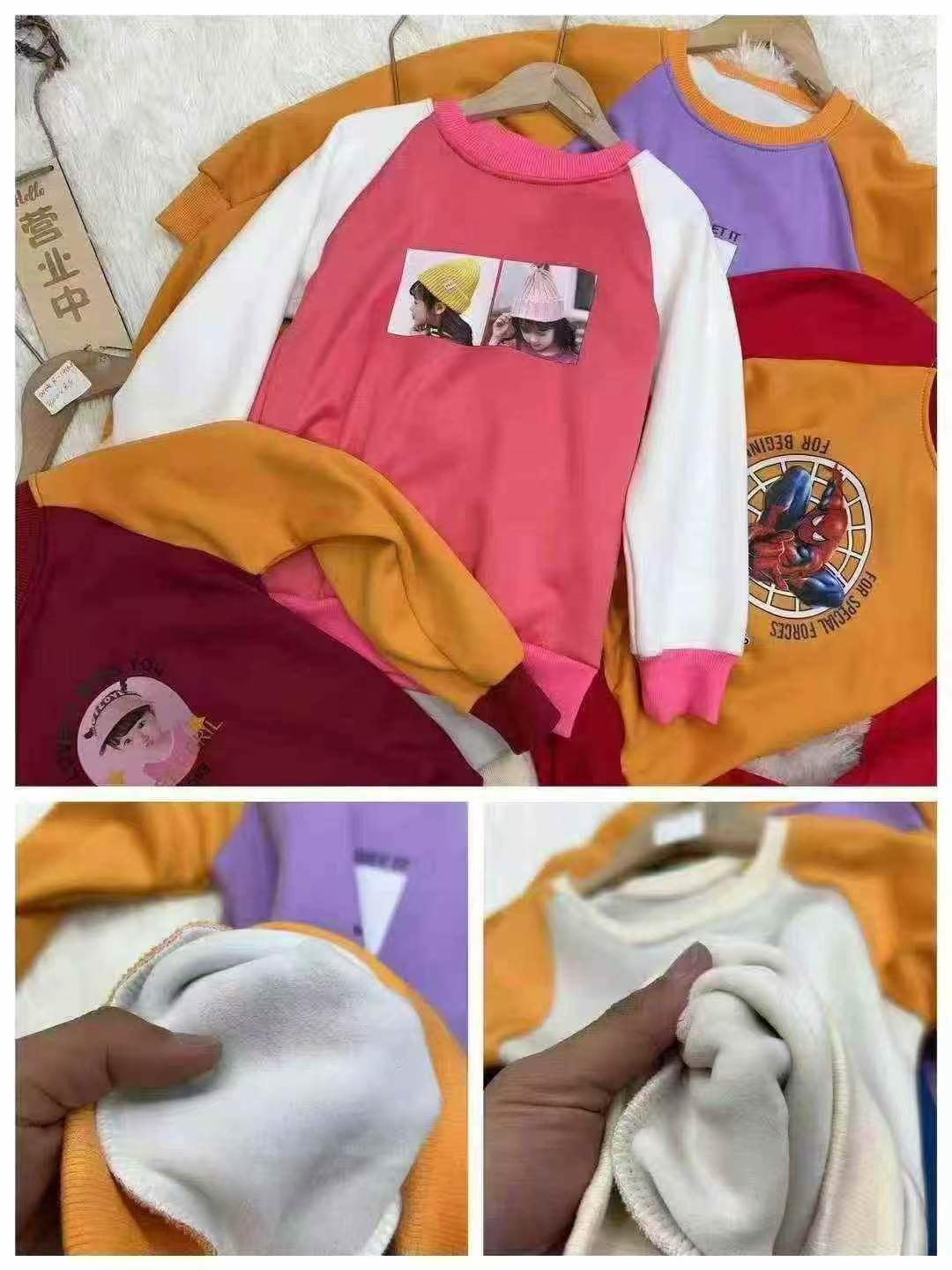 3000 Peças Moletons Infantis com Forro de Fleece, Tamanhos Completos para Crianças de 5 a 9 Anos - Image 9